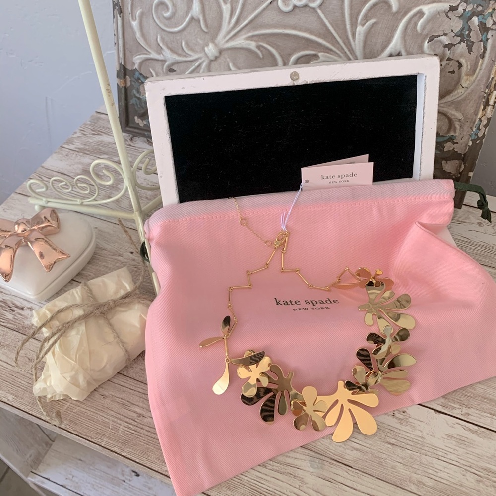 Kate Spade Statement Botanical Floral Necklace